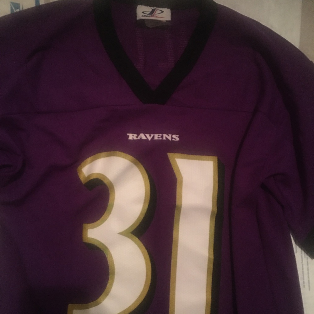 Men’s Vintage Jamal Lewis Baltimore Ravens Logo Athletic NFL Jersey Size Medium